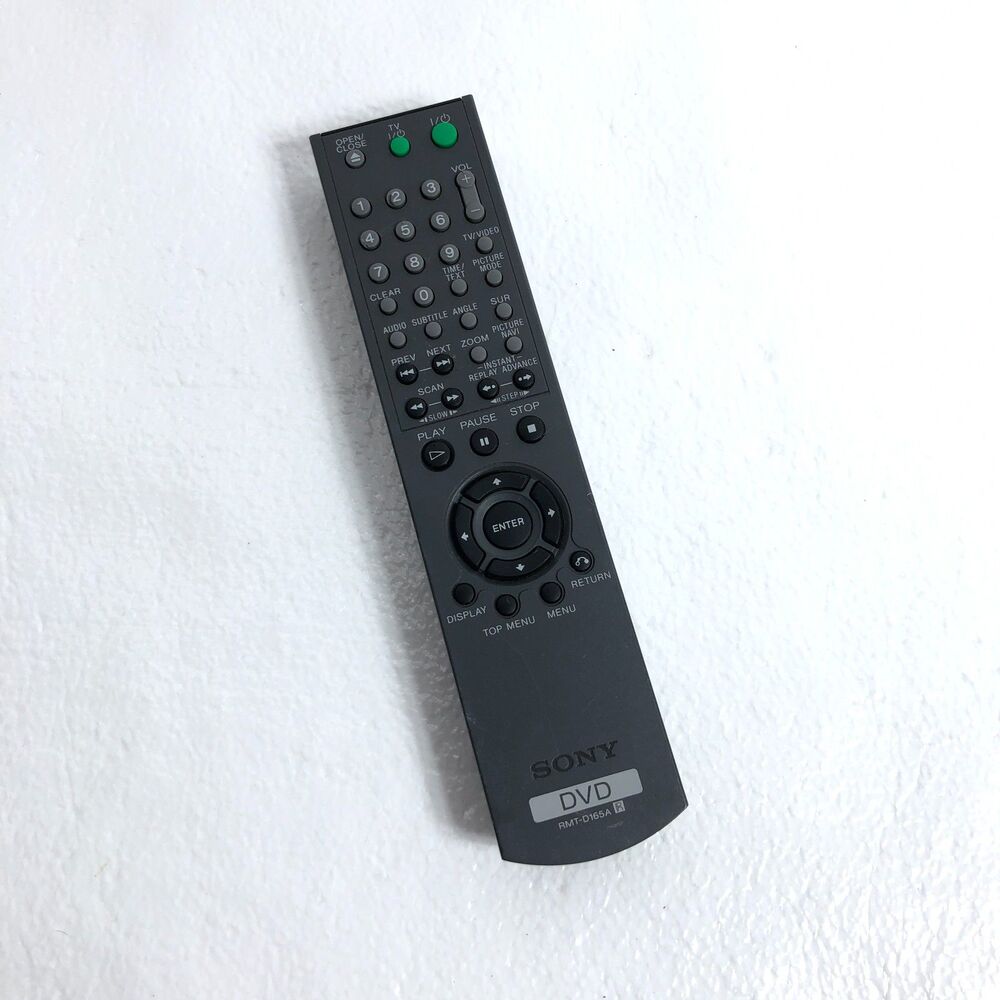 Sony DVD Player Remote Control RMT-D165A
